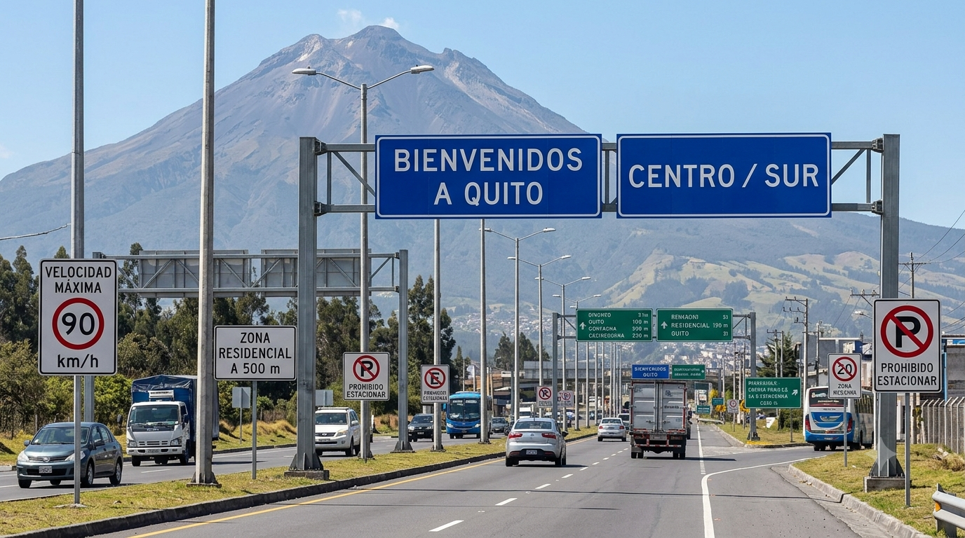 Señales de tránsito reglamentarias, preventivas e informativas